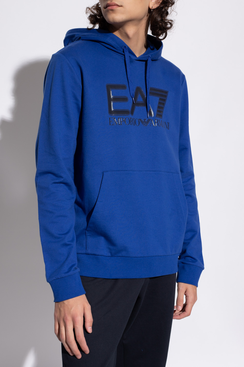 Armani blue clearance hoodie